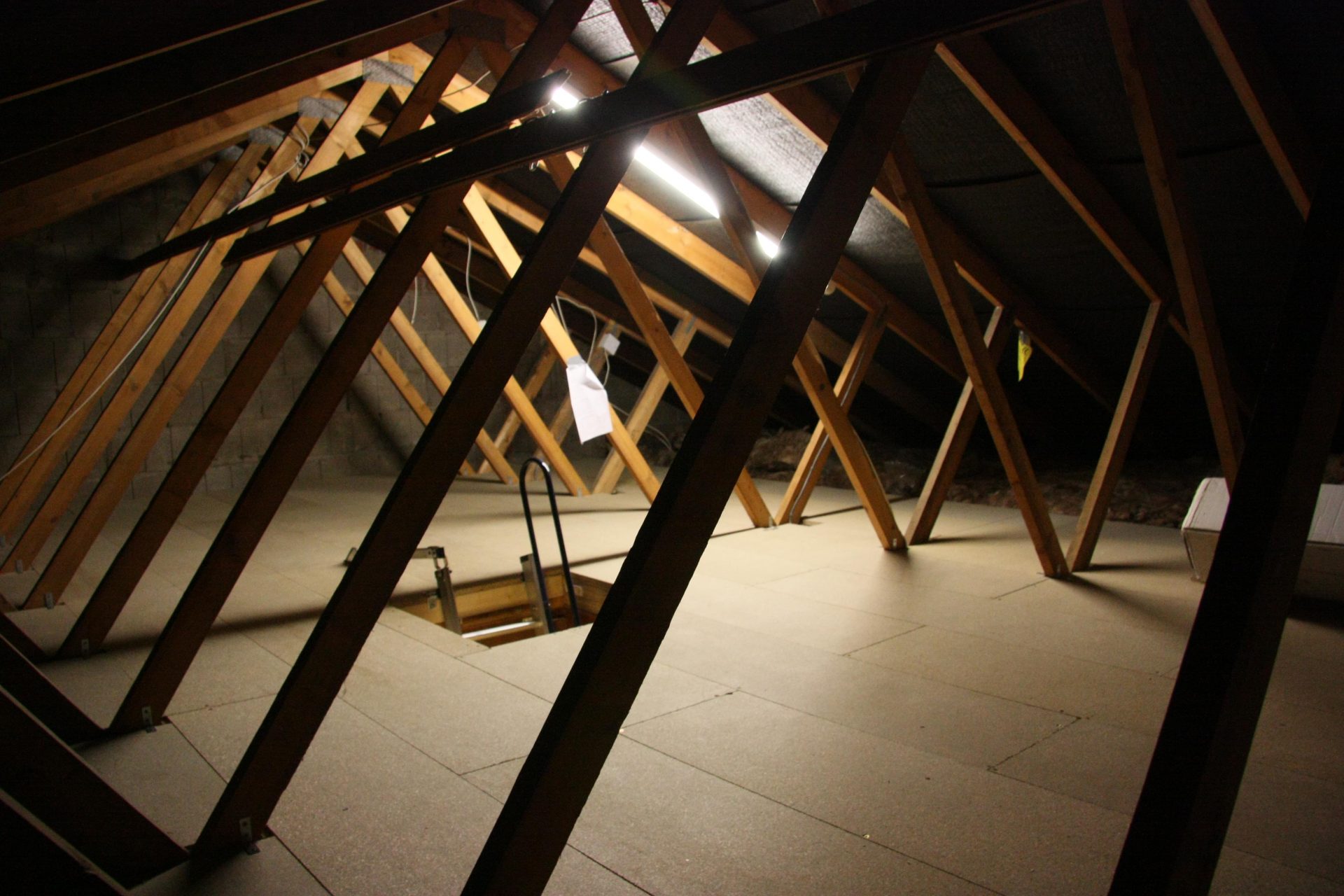 interior loft photo with led lighting