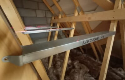 loft shelving beams