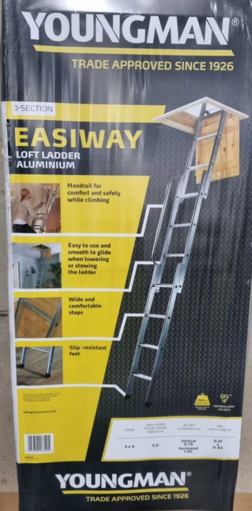 Werner Easiway Aluminium Loft Ladder LoftZone UK