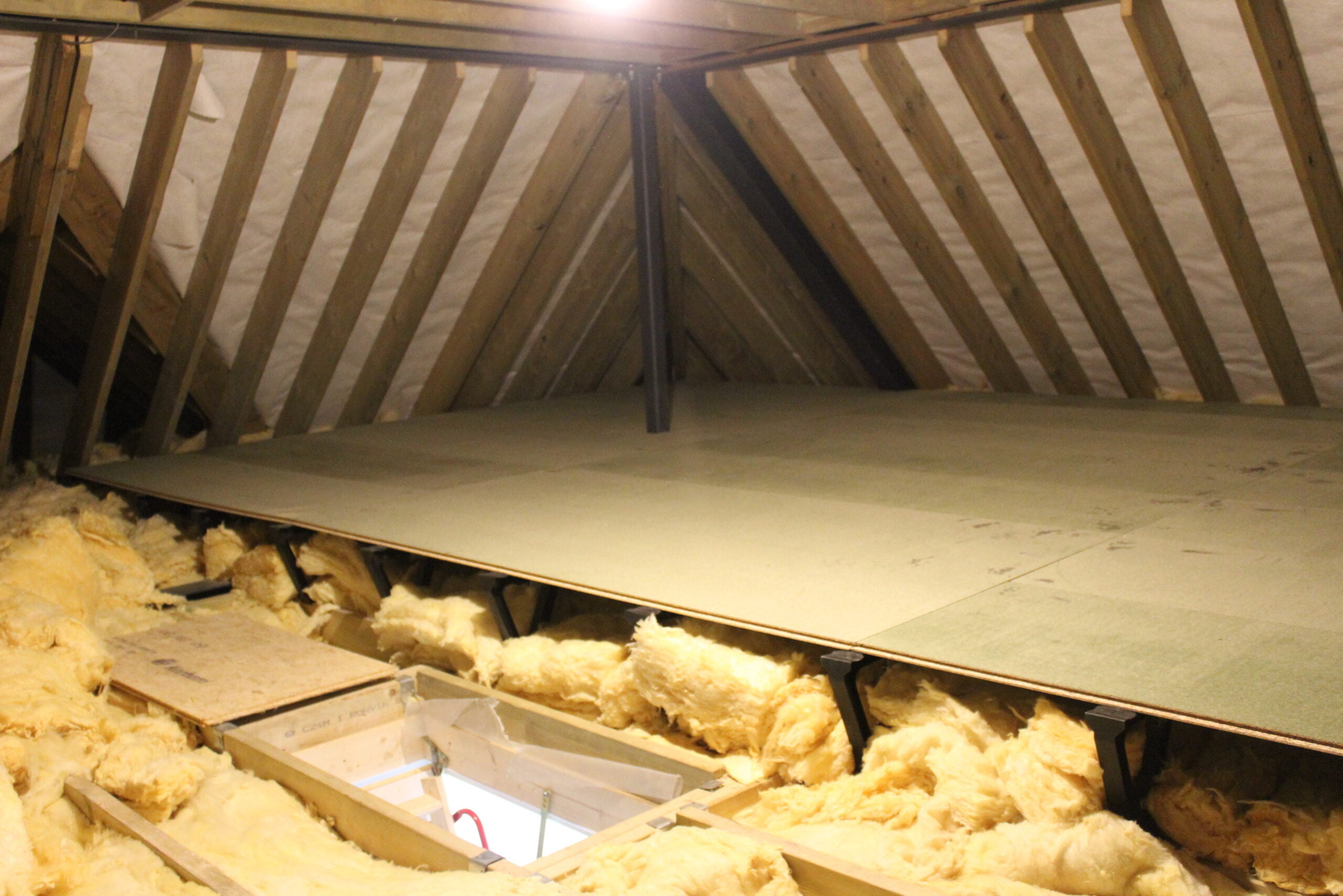 raised loft boarding to prevent damp loft insulation