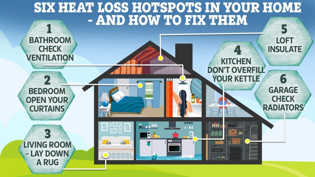 heat loss hotspots