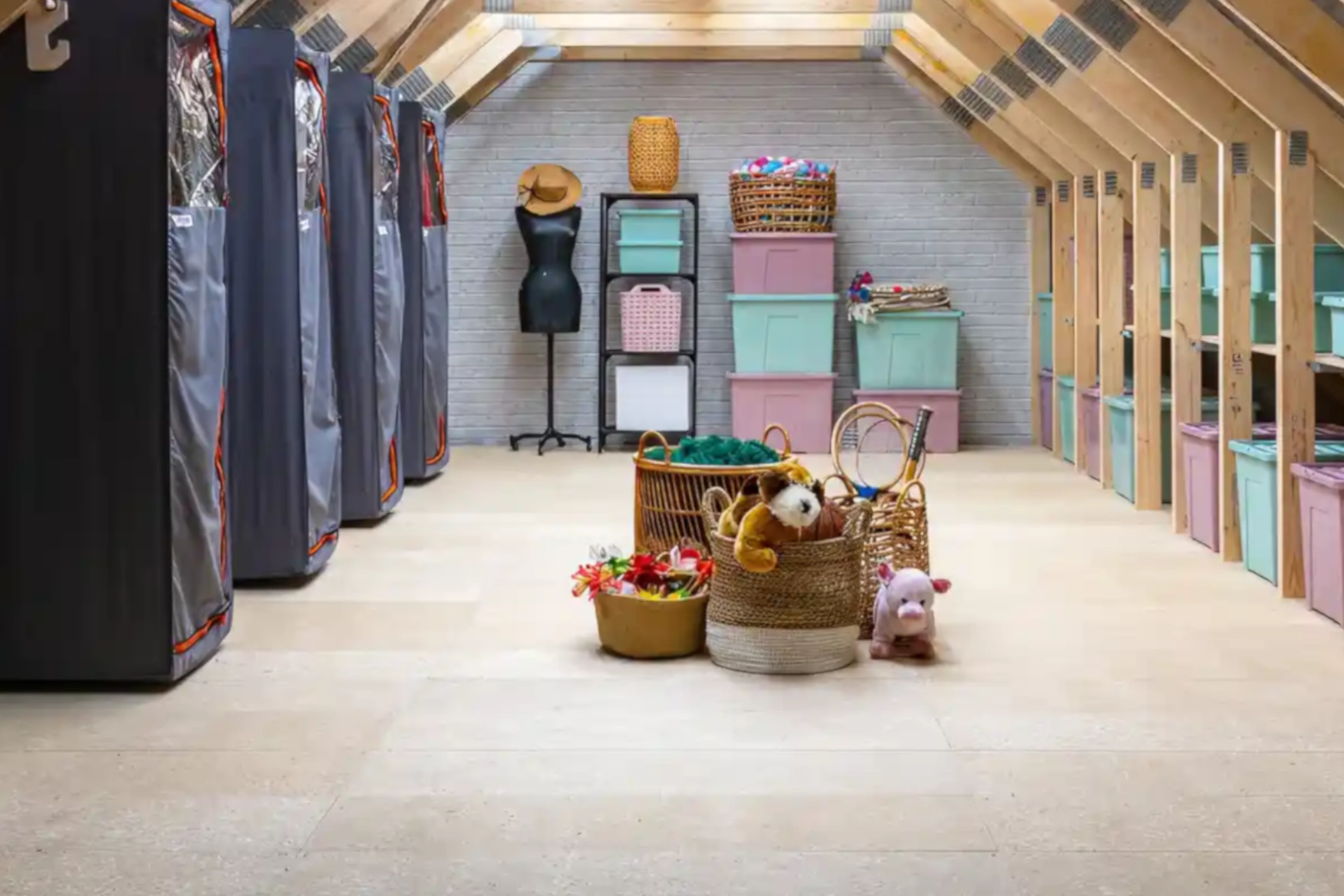 tidy and organised loft space utiling loft zone loft boarding comparison new
